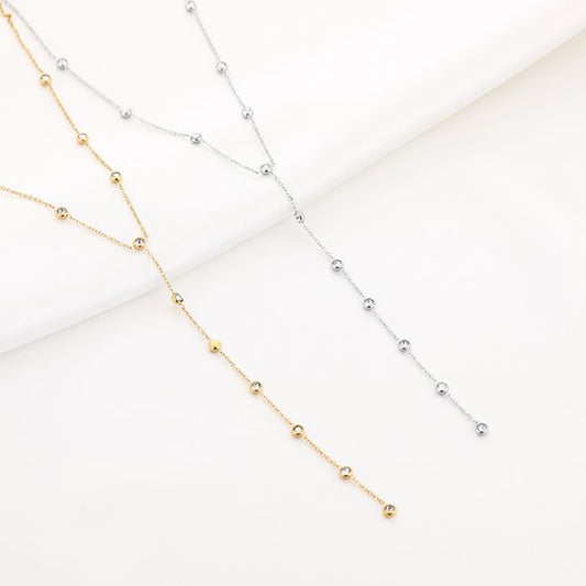 Y ketting met zirkonia