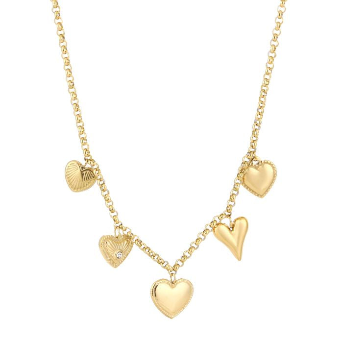 Hartjes ketting bedels- charms