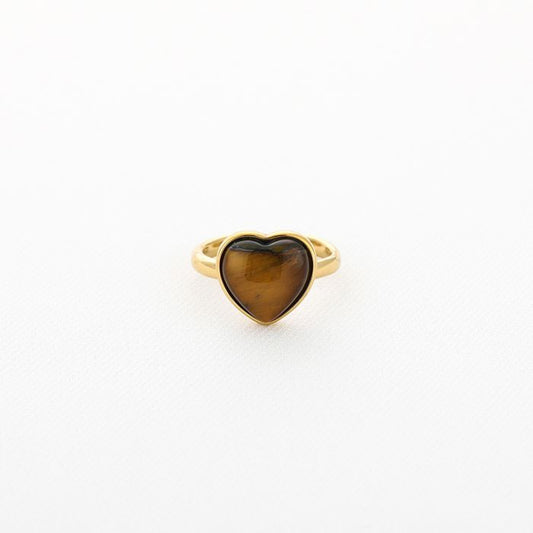 Hartjes ring - Tigers Eye