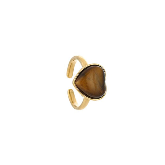 Hartjes ring - Tigers Eye
