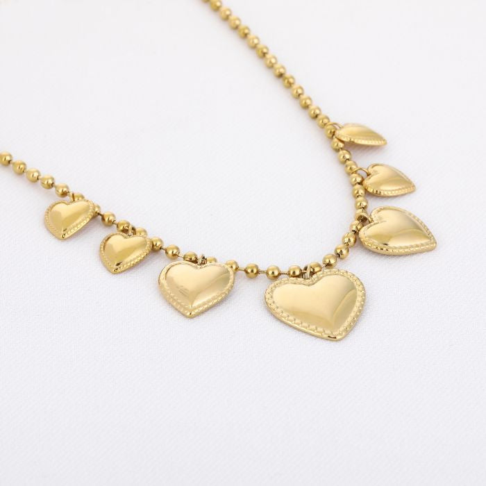 Hartjes ketting bedels- charms