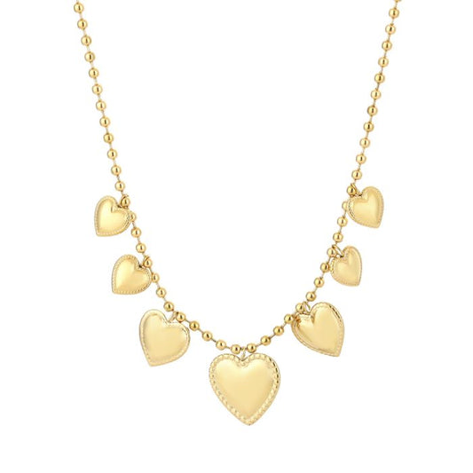 Hartjes ketting bedels- charms